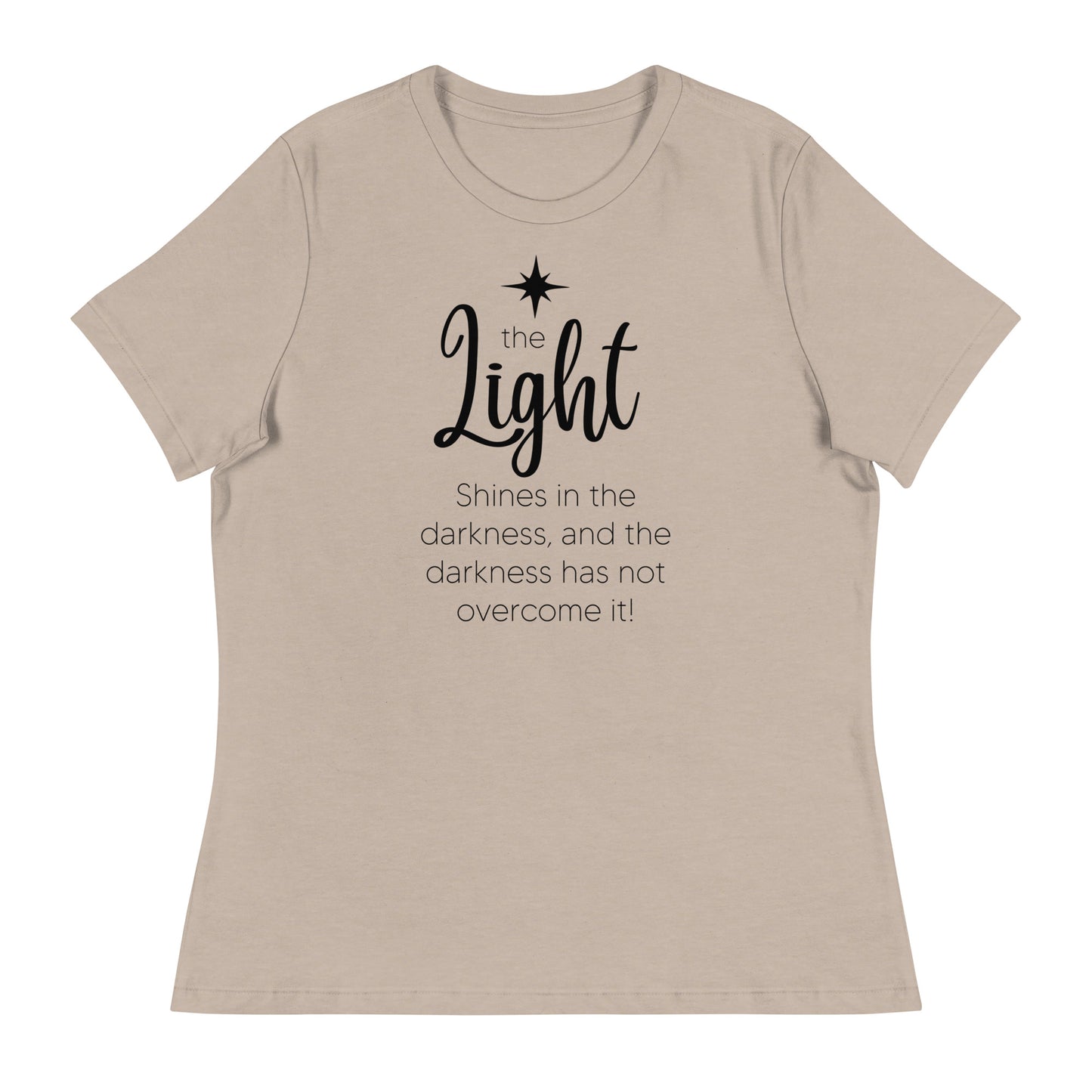 The Light - Women's Relaxed Christmas T-Shirt