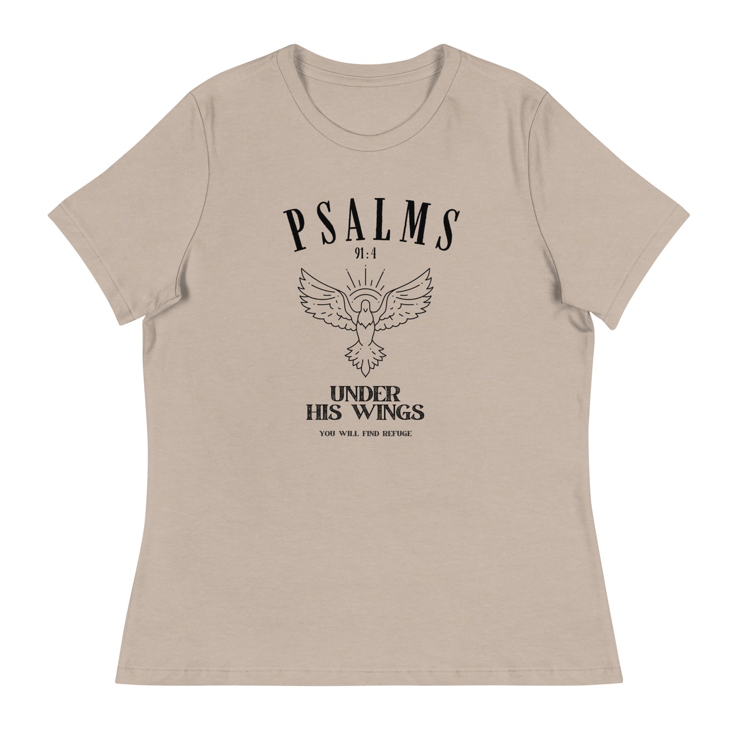 Psalm 91:4 - Women's Relaxed T-Shirt