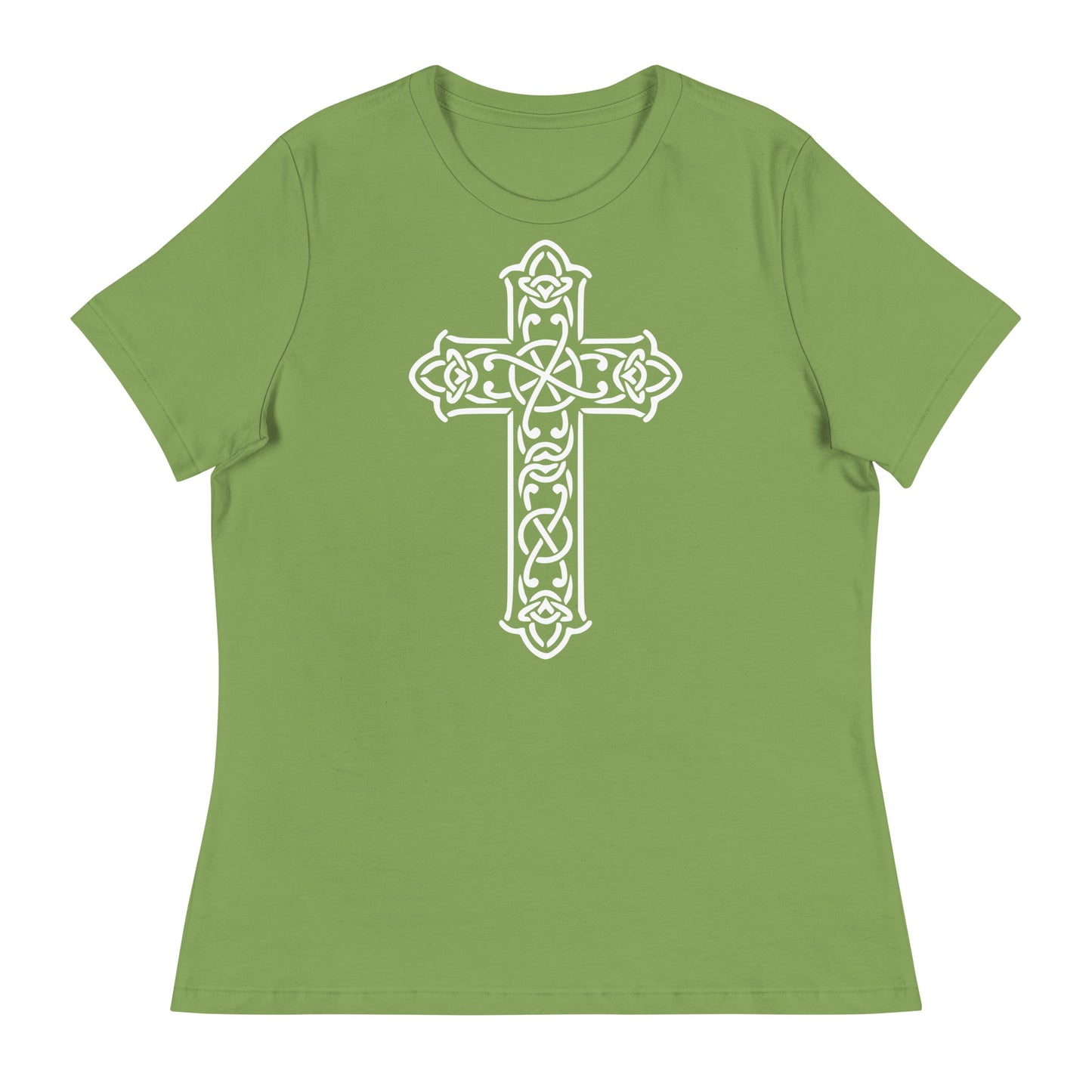 Cross of Redemption (White design) -  Women's Relaxed T-Shirt