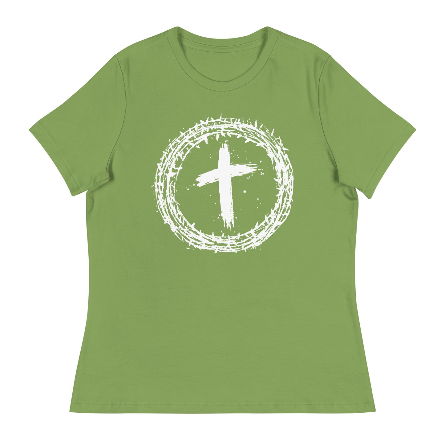 Faith's Emblem (White design) -  Women's Relaxed T-Shirt