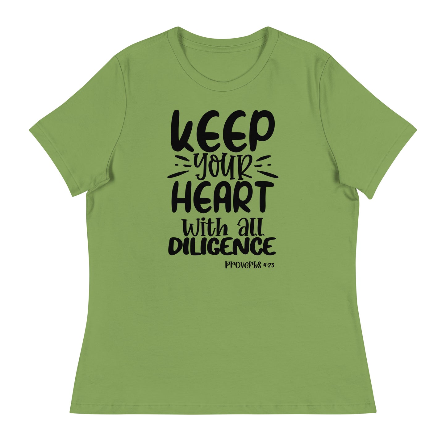 Keep your heart (Black design) - Women's Relaxed T-Shirt