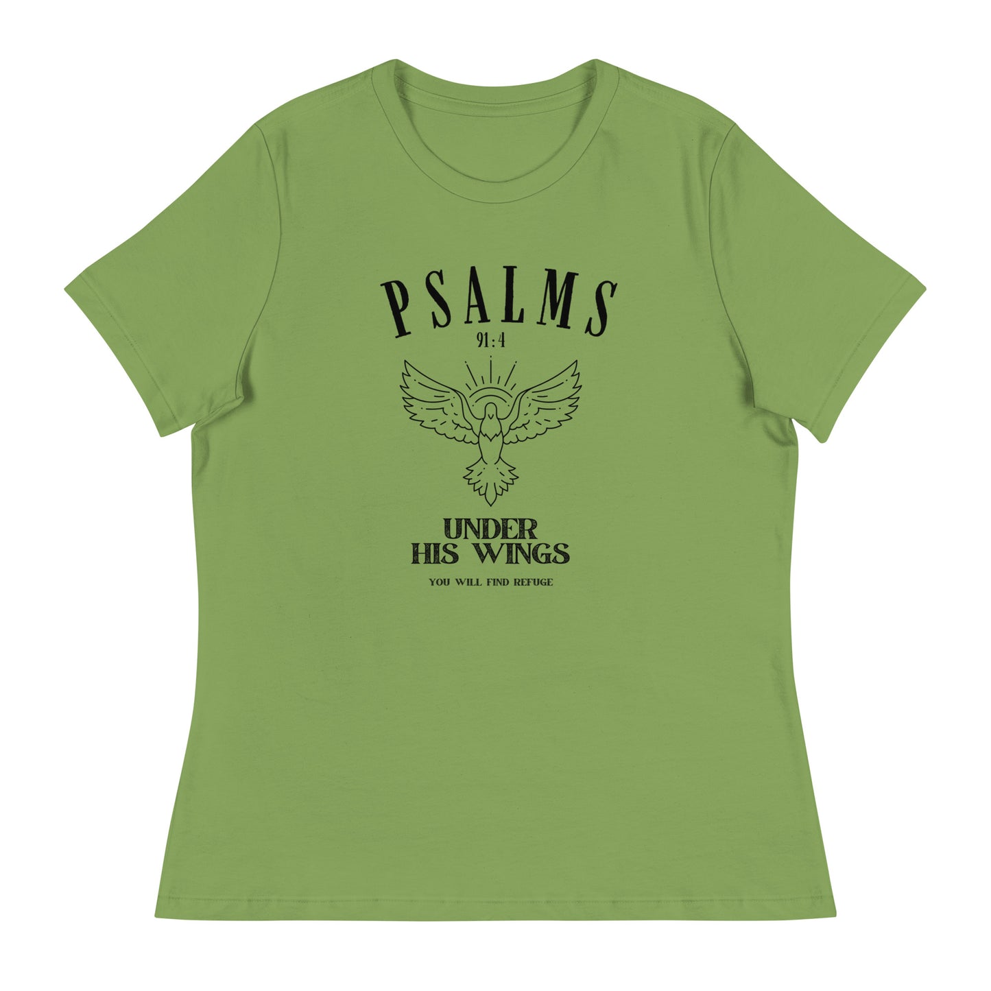 Psalm 91:4 - Women's Relaxed T-Shirt