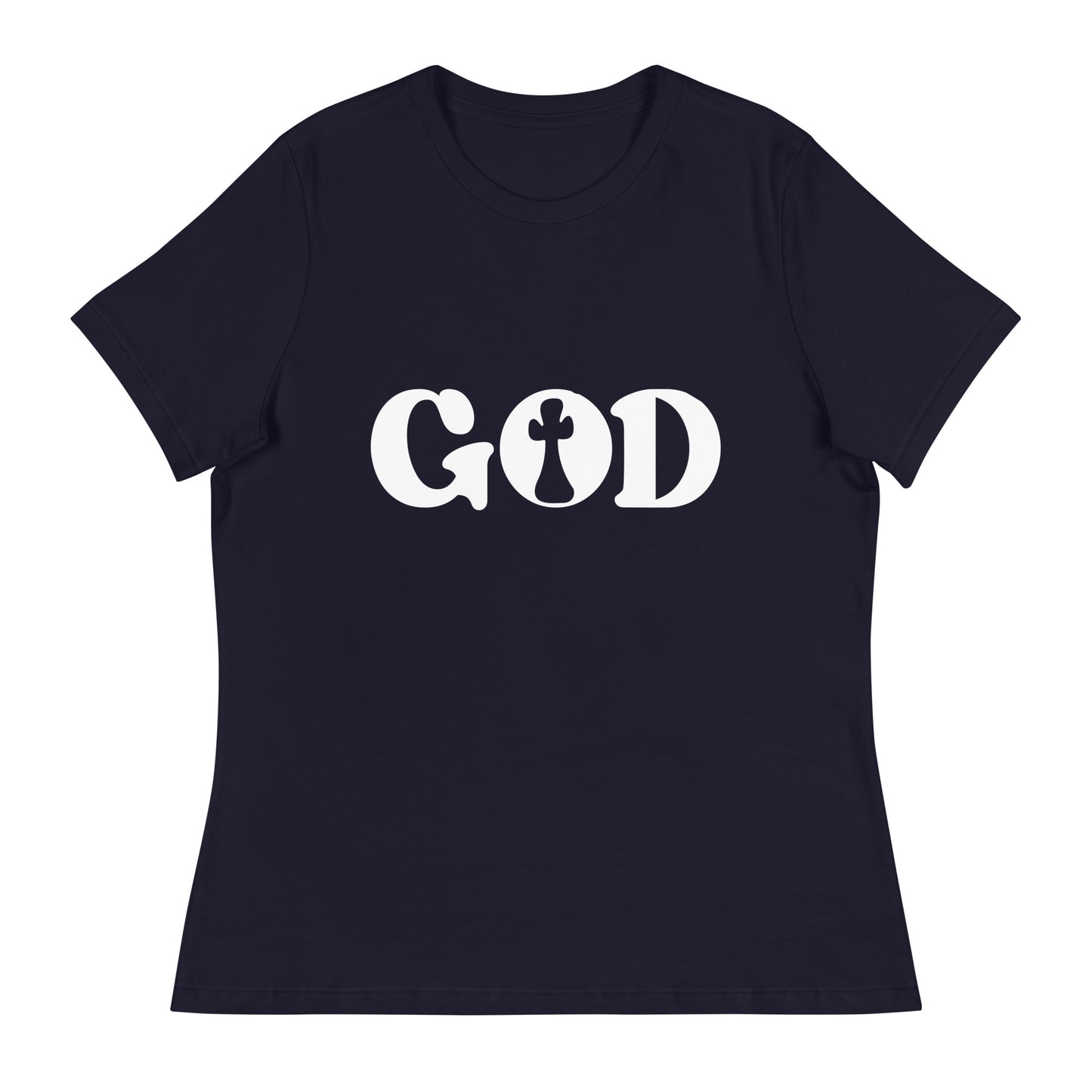 God (White design) - Women's Relaxed T-Shirt