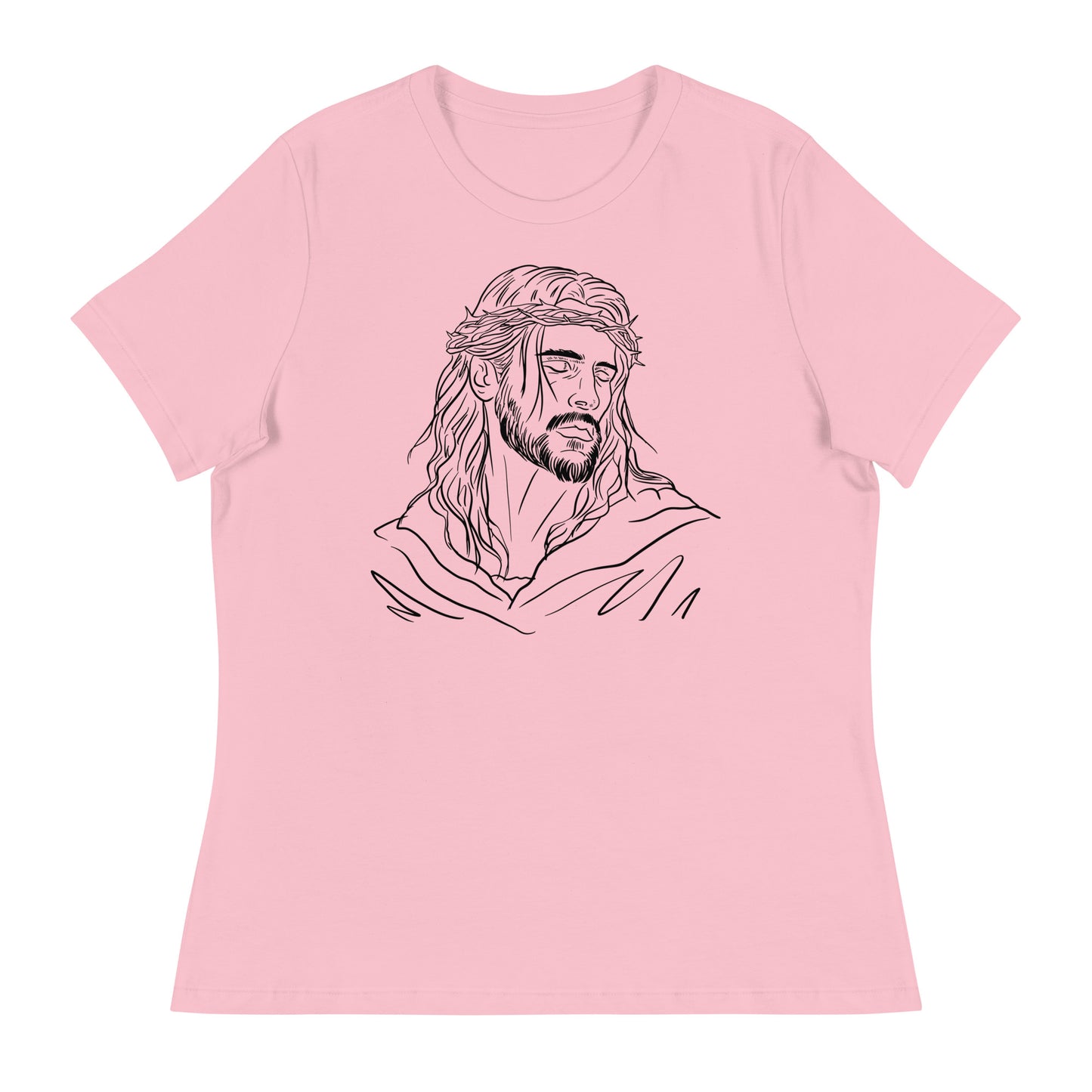 Jesus (Black design) - Women's Relaxed T-Shirt