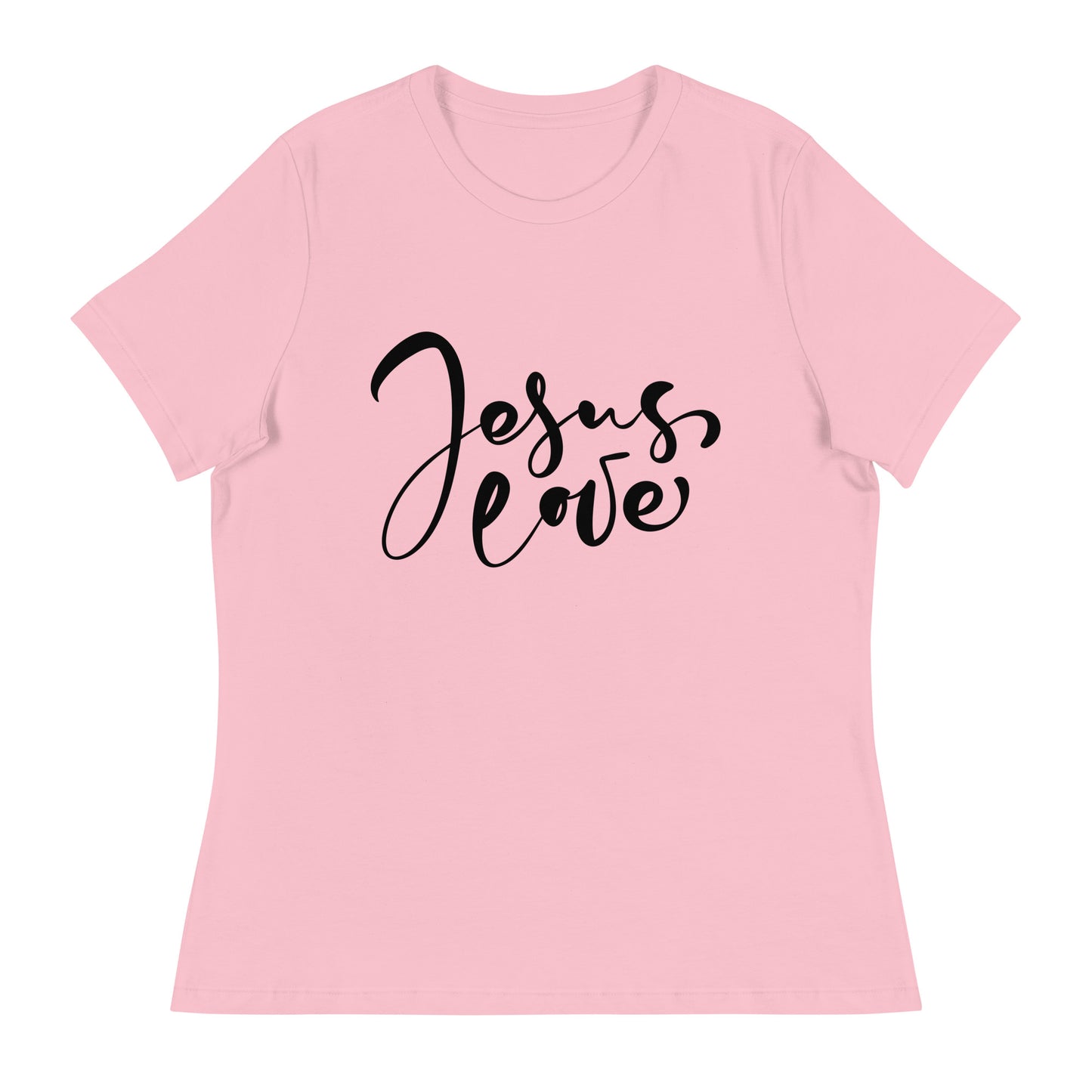 Jesus Love (Black design) - Women's Relaxed T-Shirt