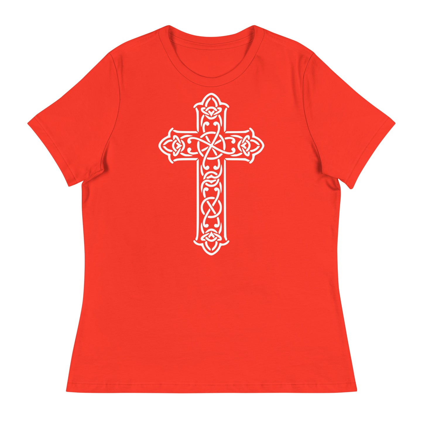 Cross of Redemption (White design) -  Women's Relaxed T-Shirt