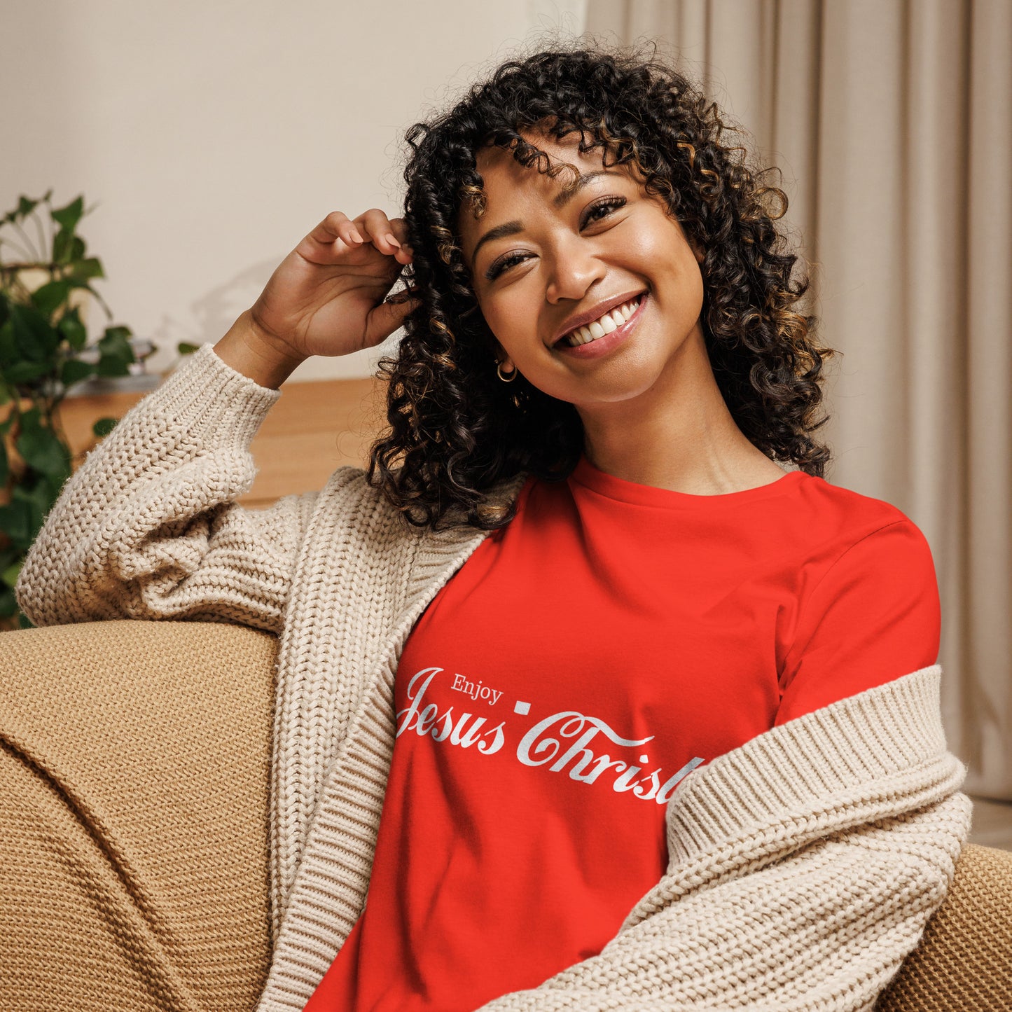 Jesus Christ Coke - Women's Relaxed T-Shirt