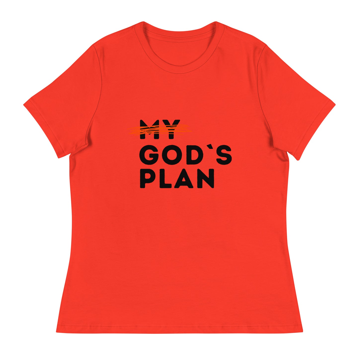 My God's Plan - Women's Relaxed T-Shirt