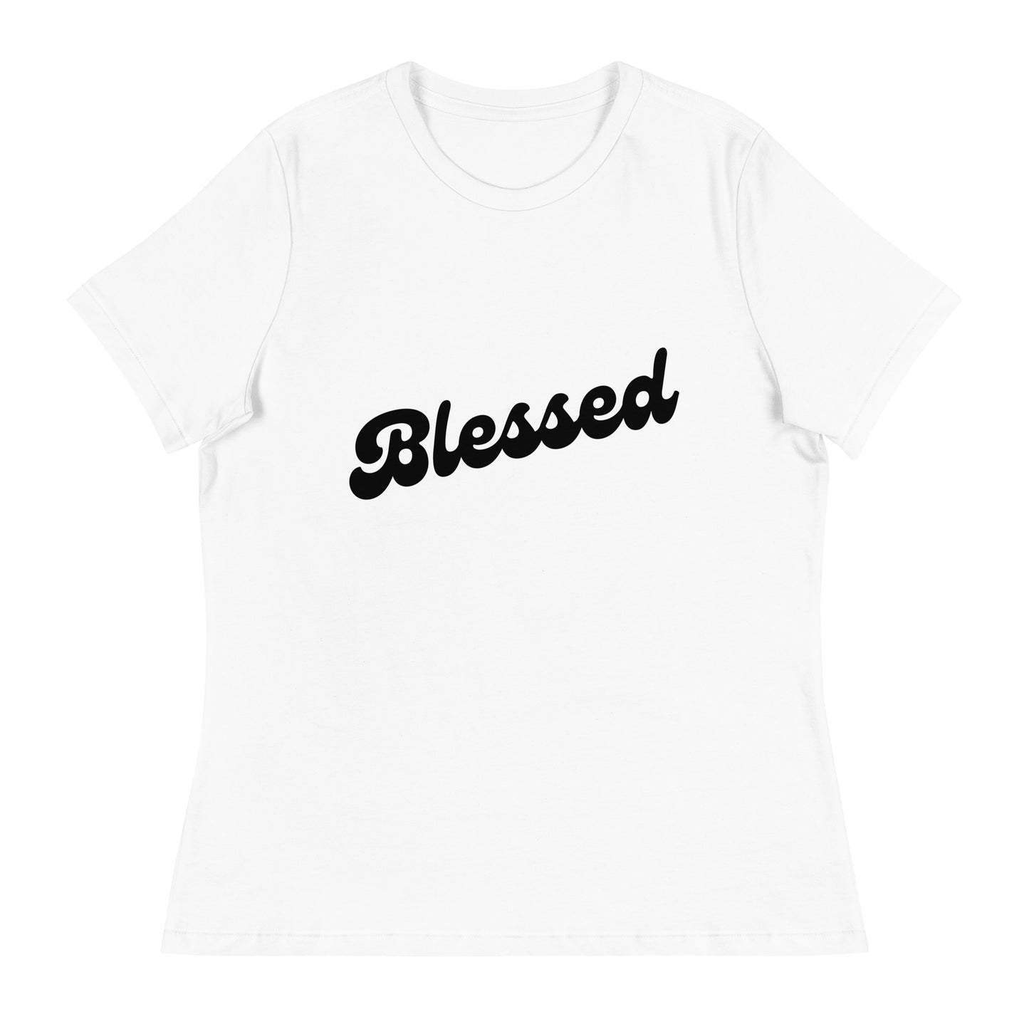 Blessed (Black design) - Women's Relaxed T-Shirt