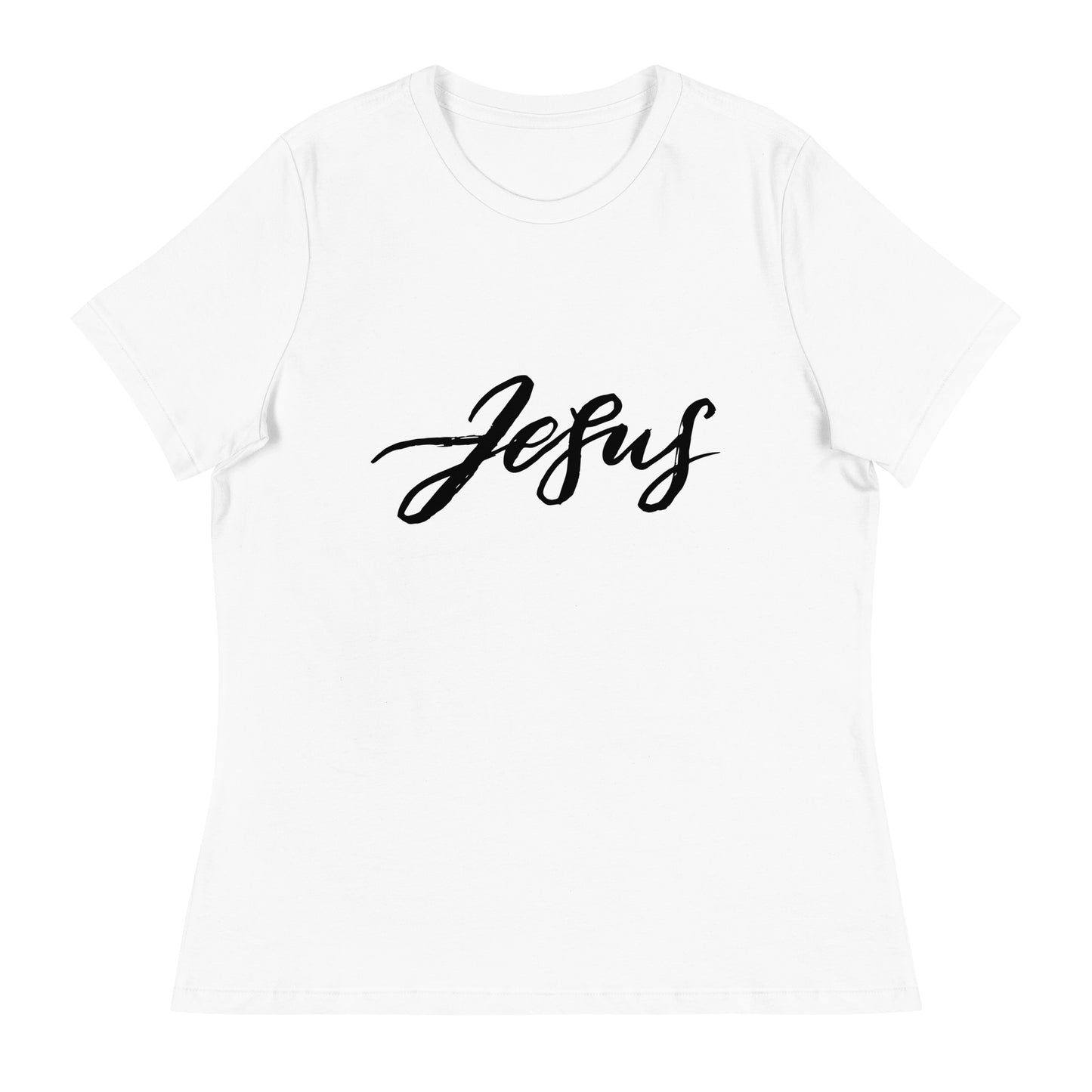 Jesus (Black design) - Women's Relaxed T-Shirt