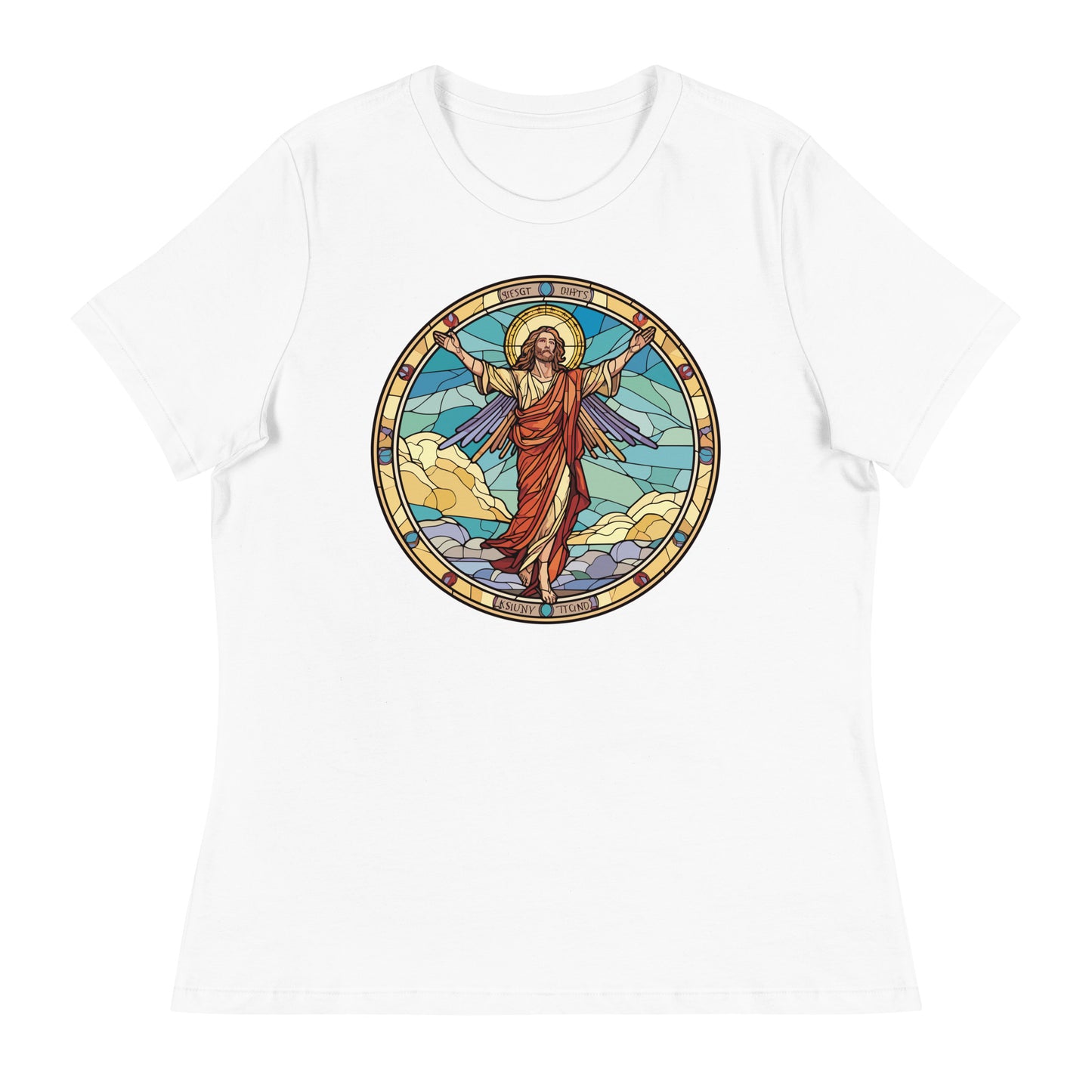 Jesus in the Sky - Women's Relaxed T-Shirt