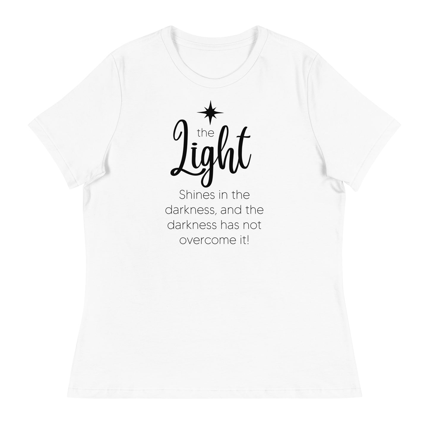 The Light - Women's Relaxed Christmas T-Shirt