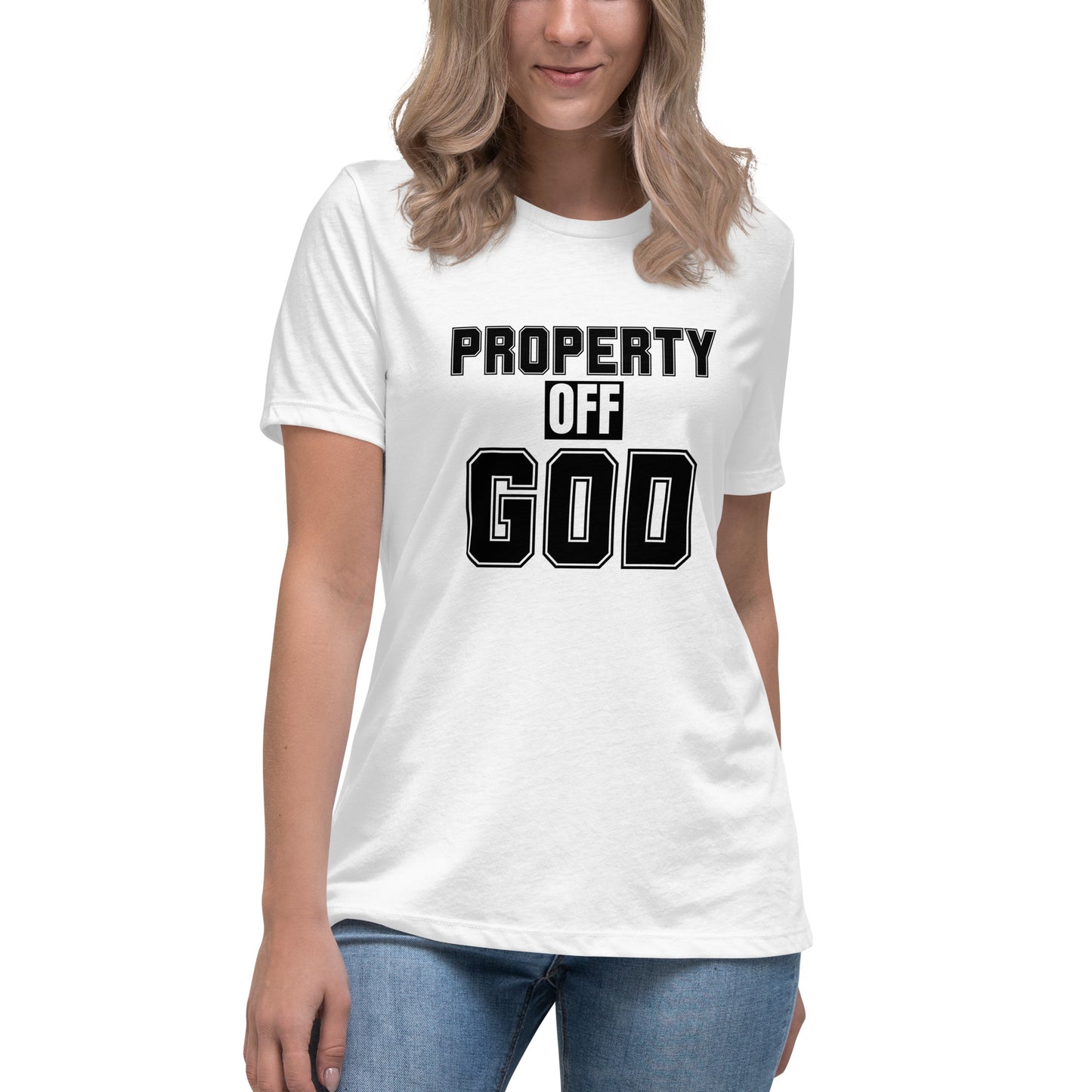 Property off god - Women's Relaxed T-Shirt