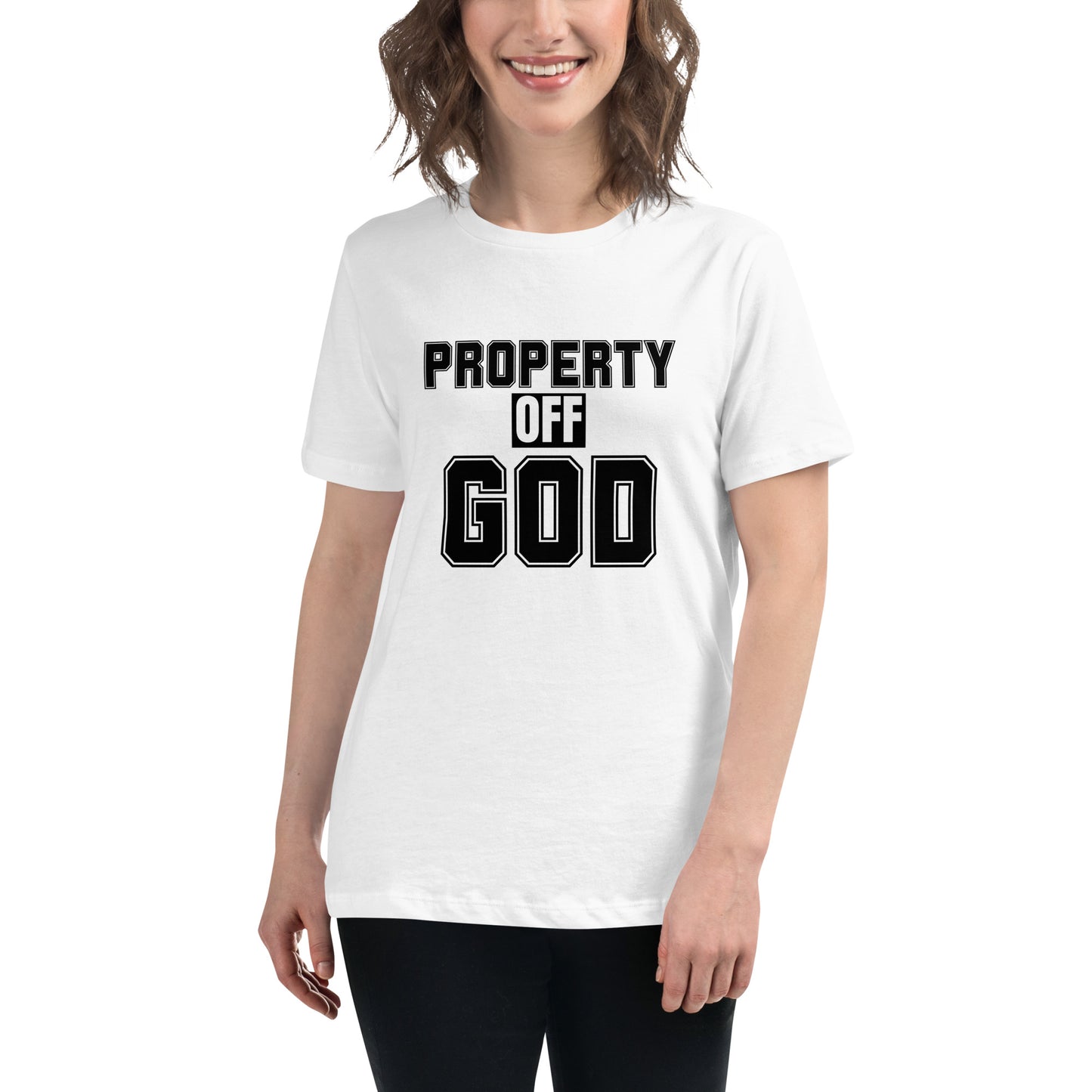 Property off god - Women's Relaxed T-Shirt