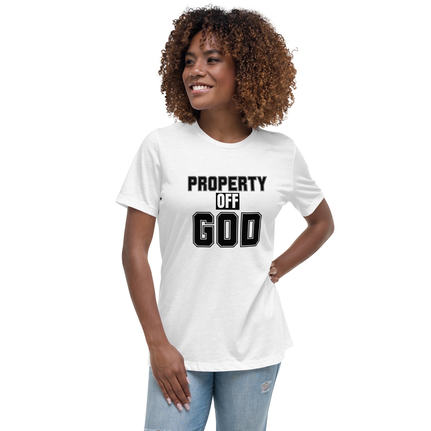 Property off god - Women's Relaxed T-Shirt