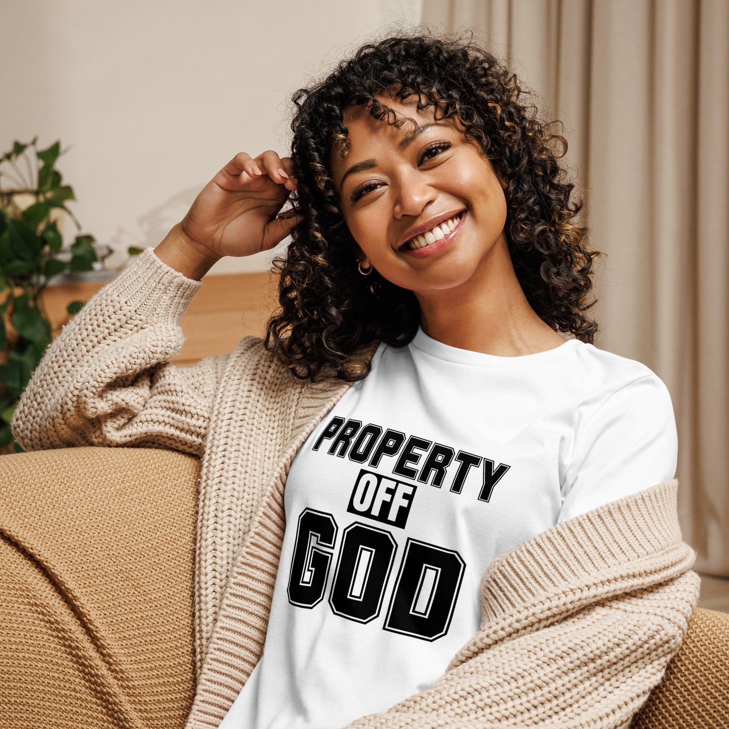 Property off god - Women's Relaxed T-Shirt